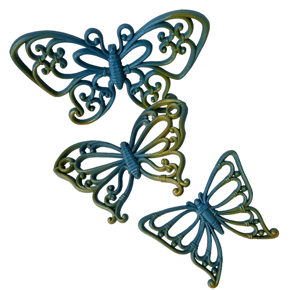 Vintage Homco Syroco Wall Butterflies